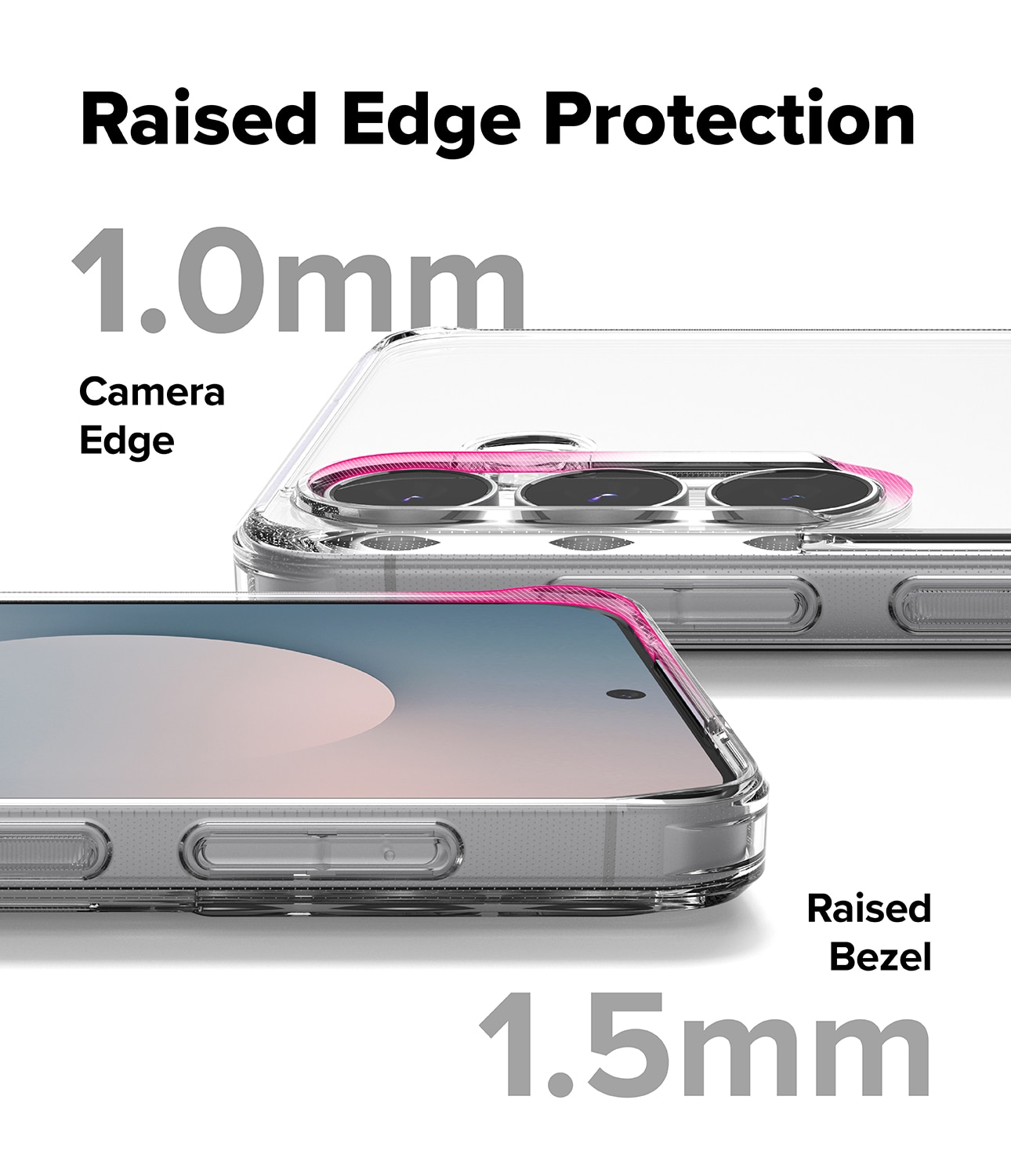 Coque Fusion Samsung Galaxy S25 FE, Clear