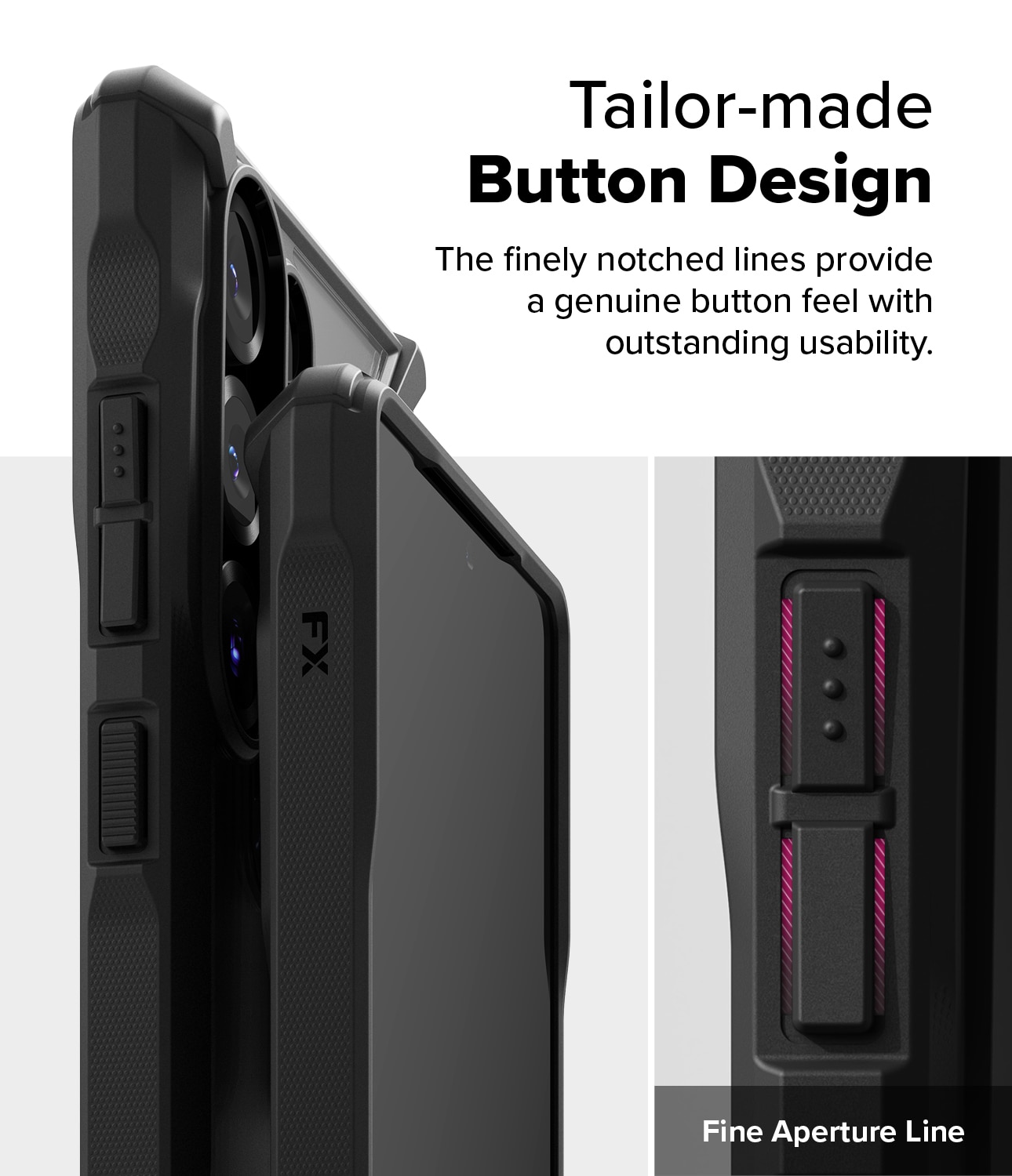 Coque Fusion X Samsung Galaxy S25 Ultra, Noir