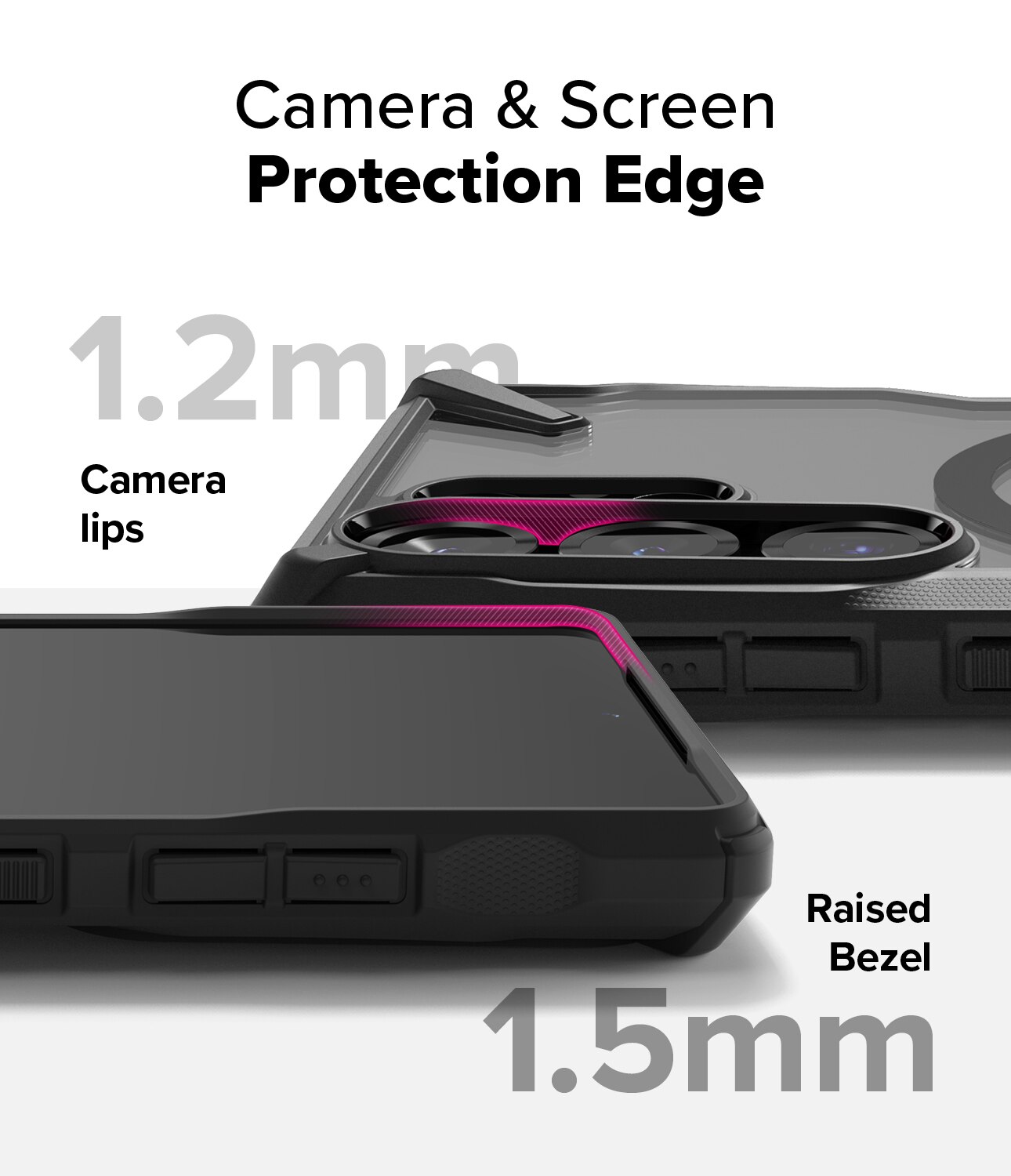 Coque Fusion X Magnetic MagSafe Samsung Galaxy S25 Ultra, Matte Black