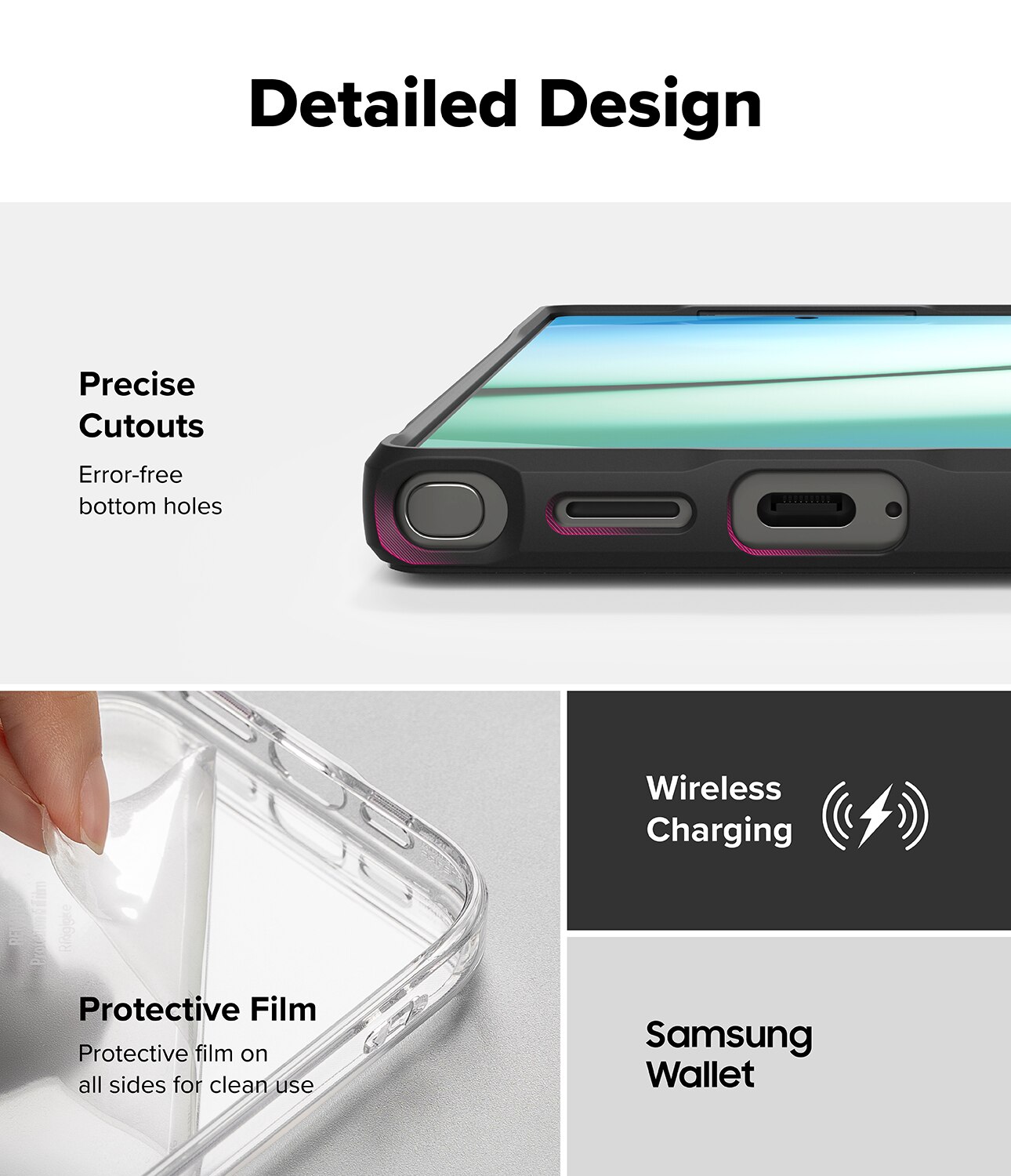 Coque Fusion Bold Magnetic MagSafe Samsung Galaxy S25 Ultra, Black