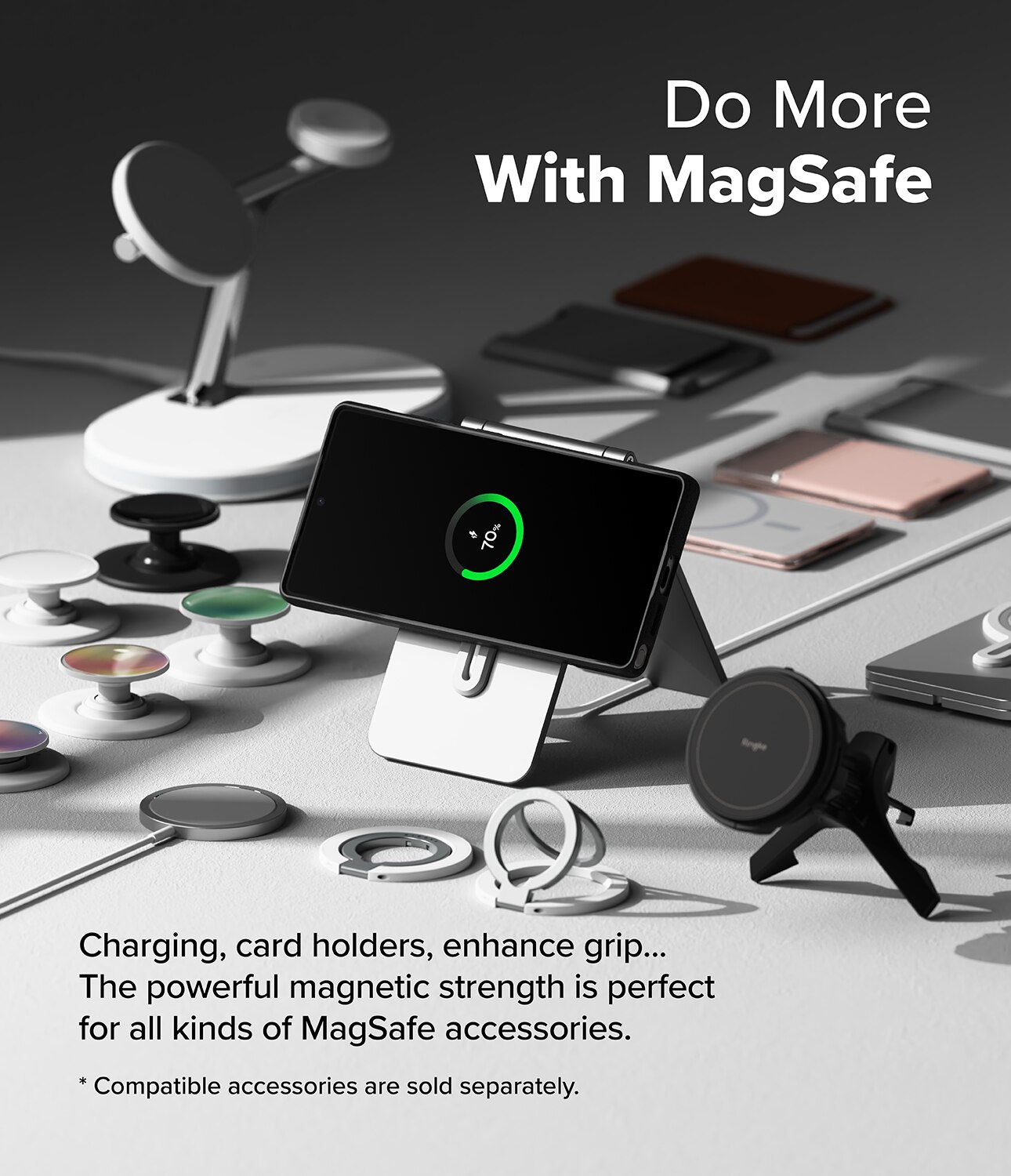 Coque Fusion Bold Magnetic MagSafe Samsung Galaxy S25 Ultra, Black