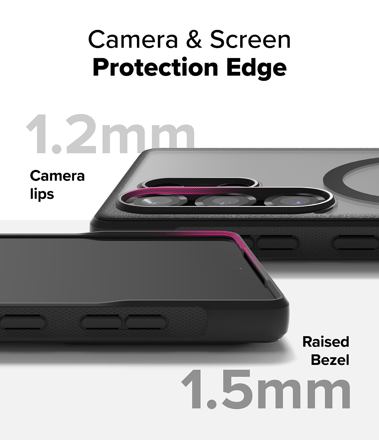 Coque Fusion Bold Magnetic MagSafe Samsung Galaxy S25 Ultra, Black