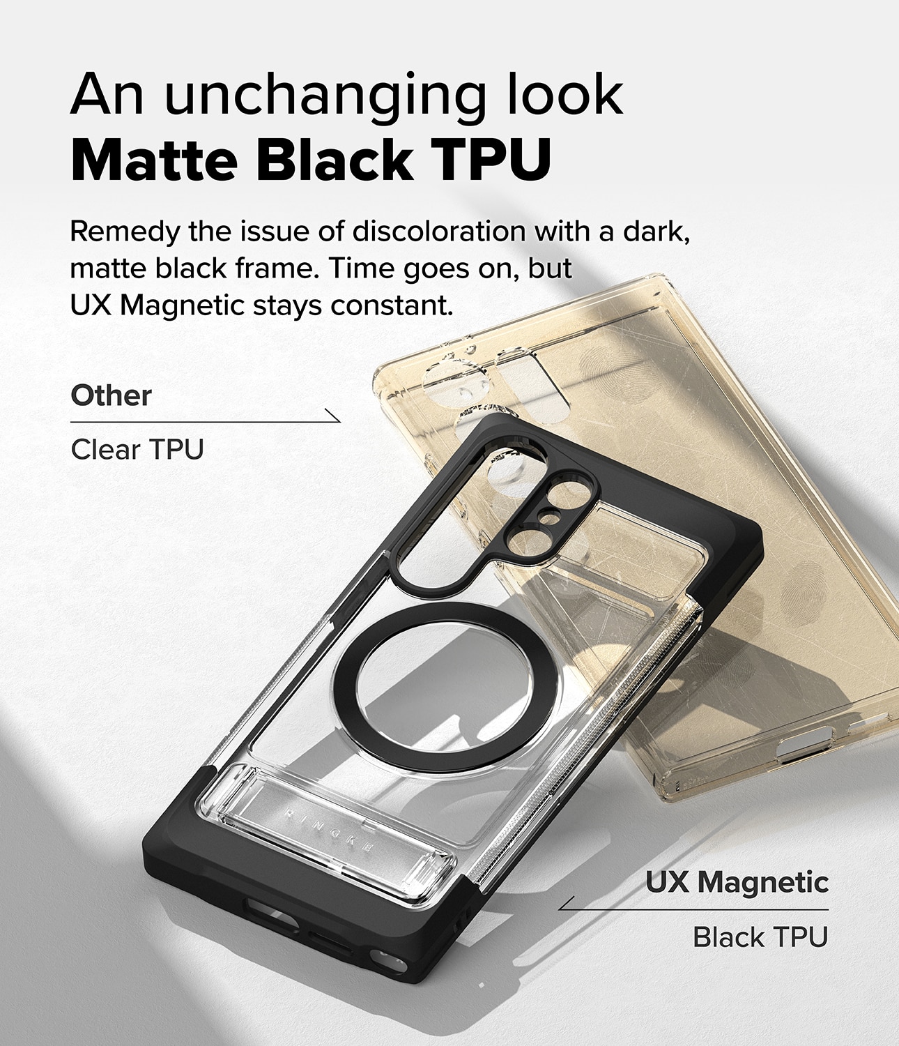 Coque UX Magnetic Samsung Galaxy S25 Ultra, Matte Clear