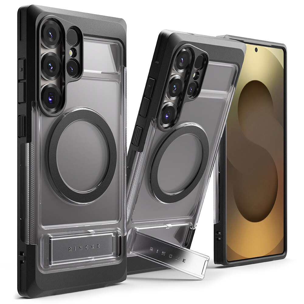 Coque UX Magnetic Samsung Galaxy S25 Ultra, Smoke Black