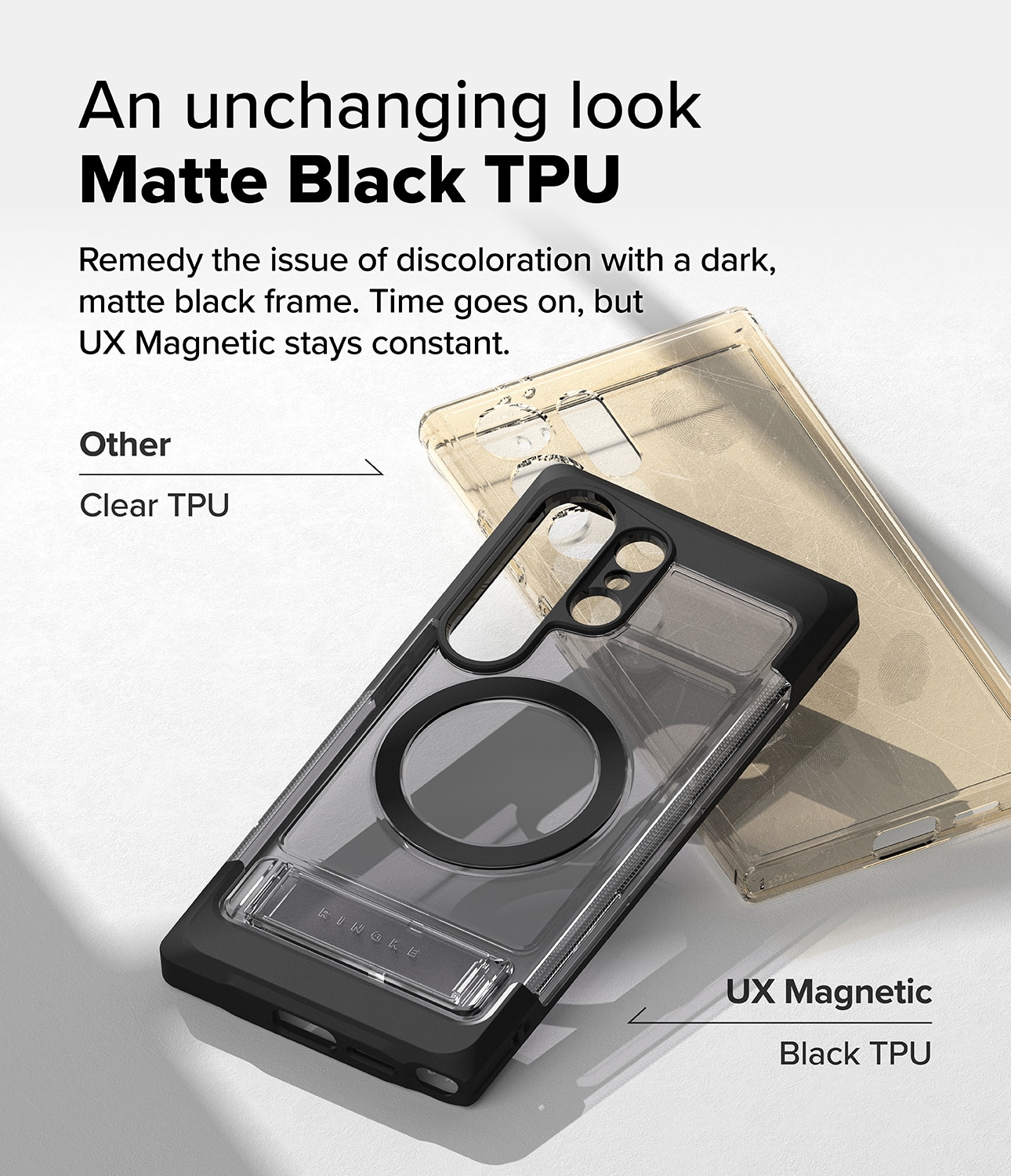Coque UX Magnetic Samsung Galaxy S25 Ultra, Smoke Black
