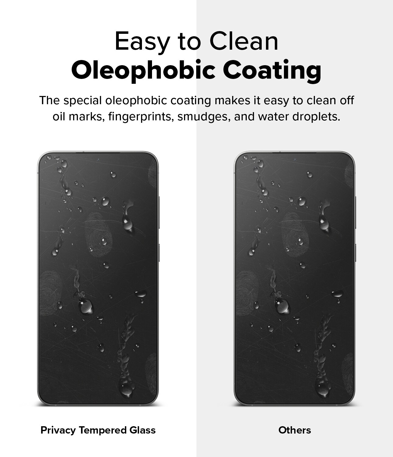 Easy Slide Privacy Glass (2 pièces) Samsung Galaxy S25