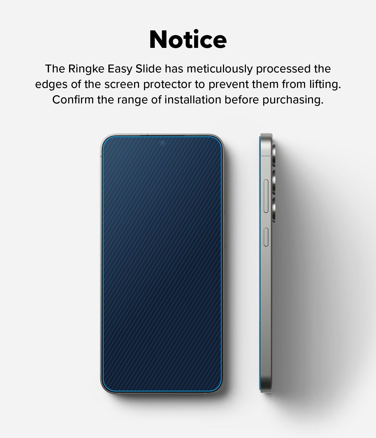 Easy Slide Privacy Glass (2 pièces) Samsung Galaxy S25