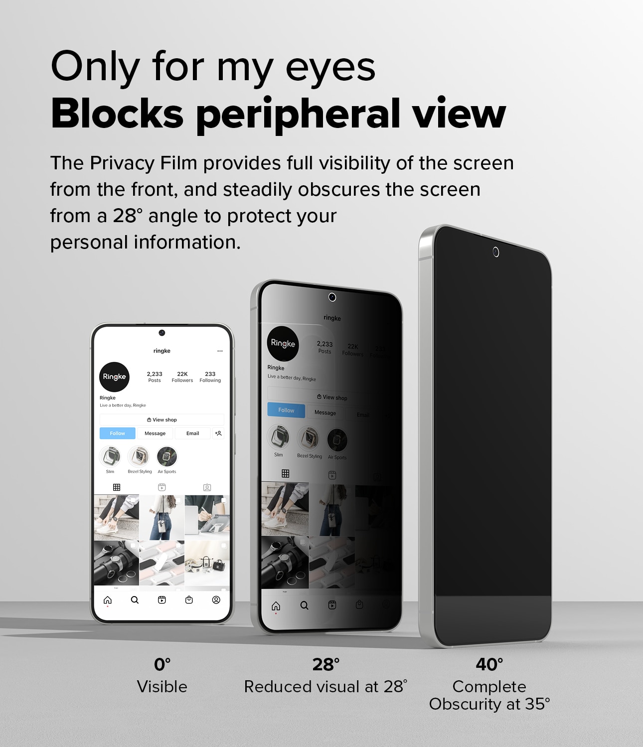 Easy Slide Privacy Glass (2 pièces) Samsung Galaxy S25