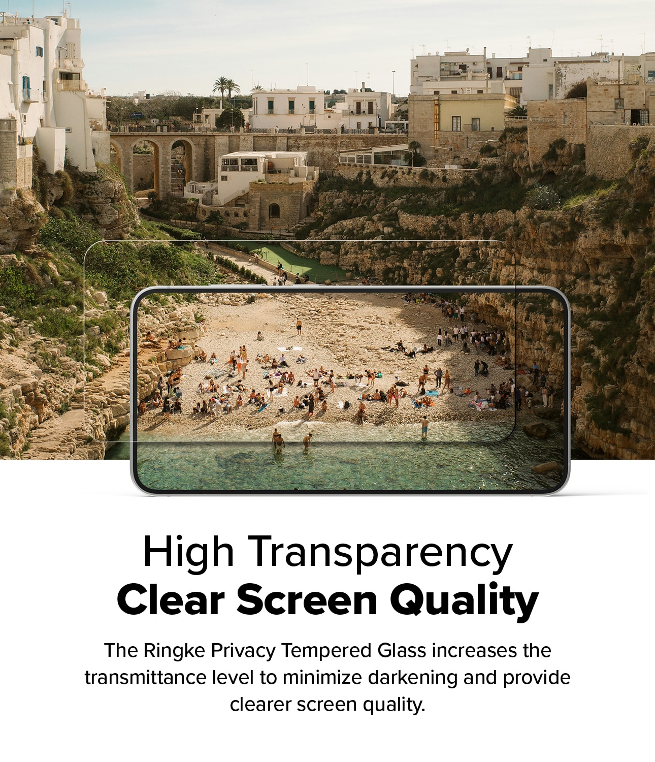 Easy Slide Privacy Glass (2 pièces) Samsung Galaxy S25