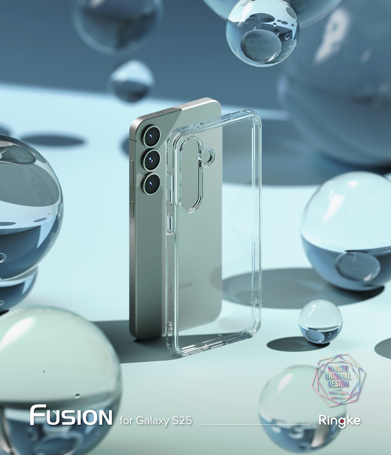 Coque Fusion Samsung Galaxy S25, Clear