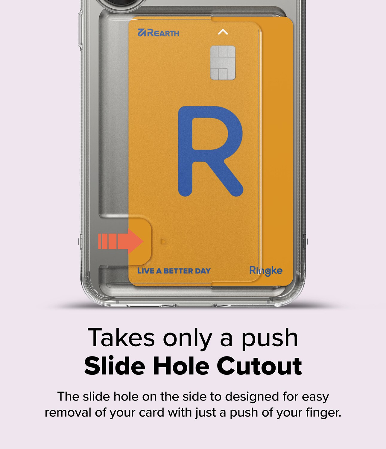 Coque Fusion Card Samsung Galaxy S25, transparent