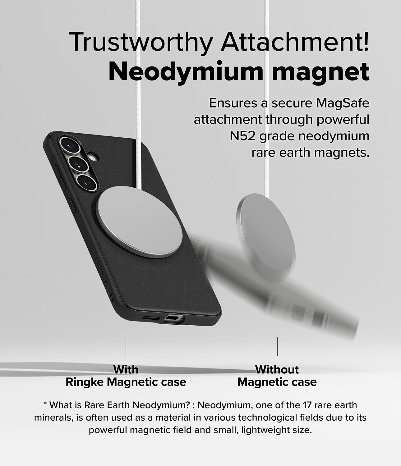 Coque Onyx Magnetic Samsung Galaxy S25, Black