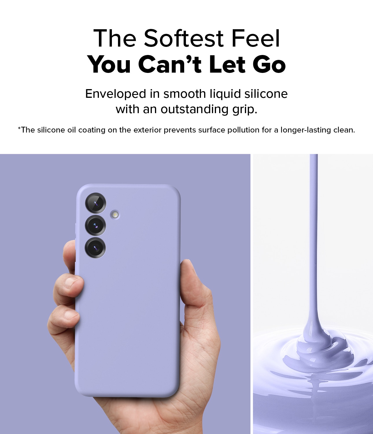 Silicone Magnetic Coque Samsung Galaxy S25 Lavender