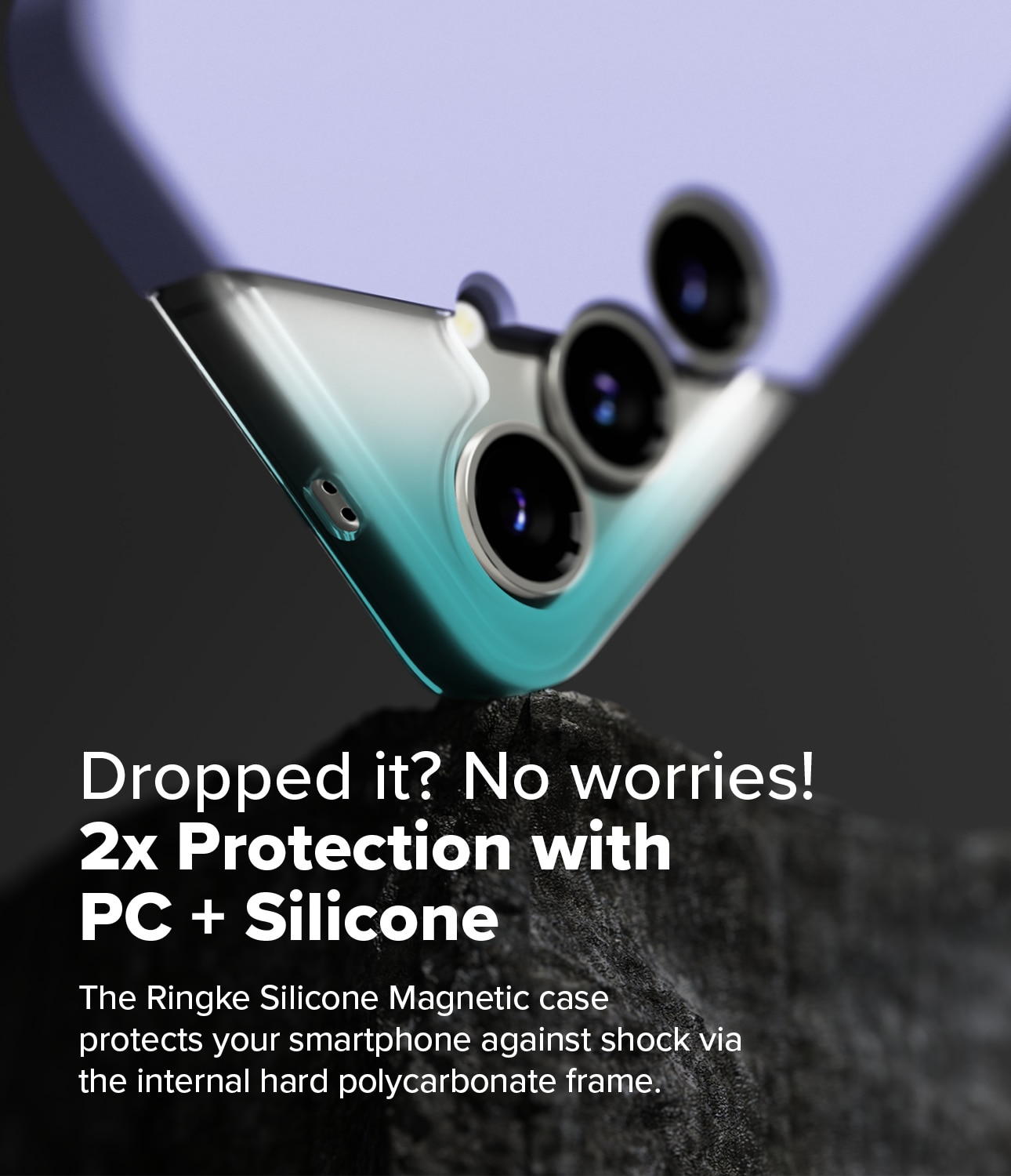 Silicone Magnetic Coque Samsung Galaxy S25 Lavender