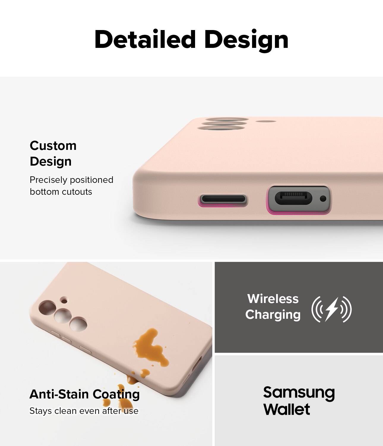 Silicone Magnetic Coque Samsung Galaxy S25 Pink Sand