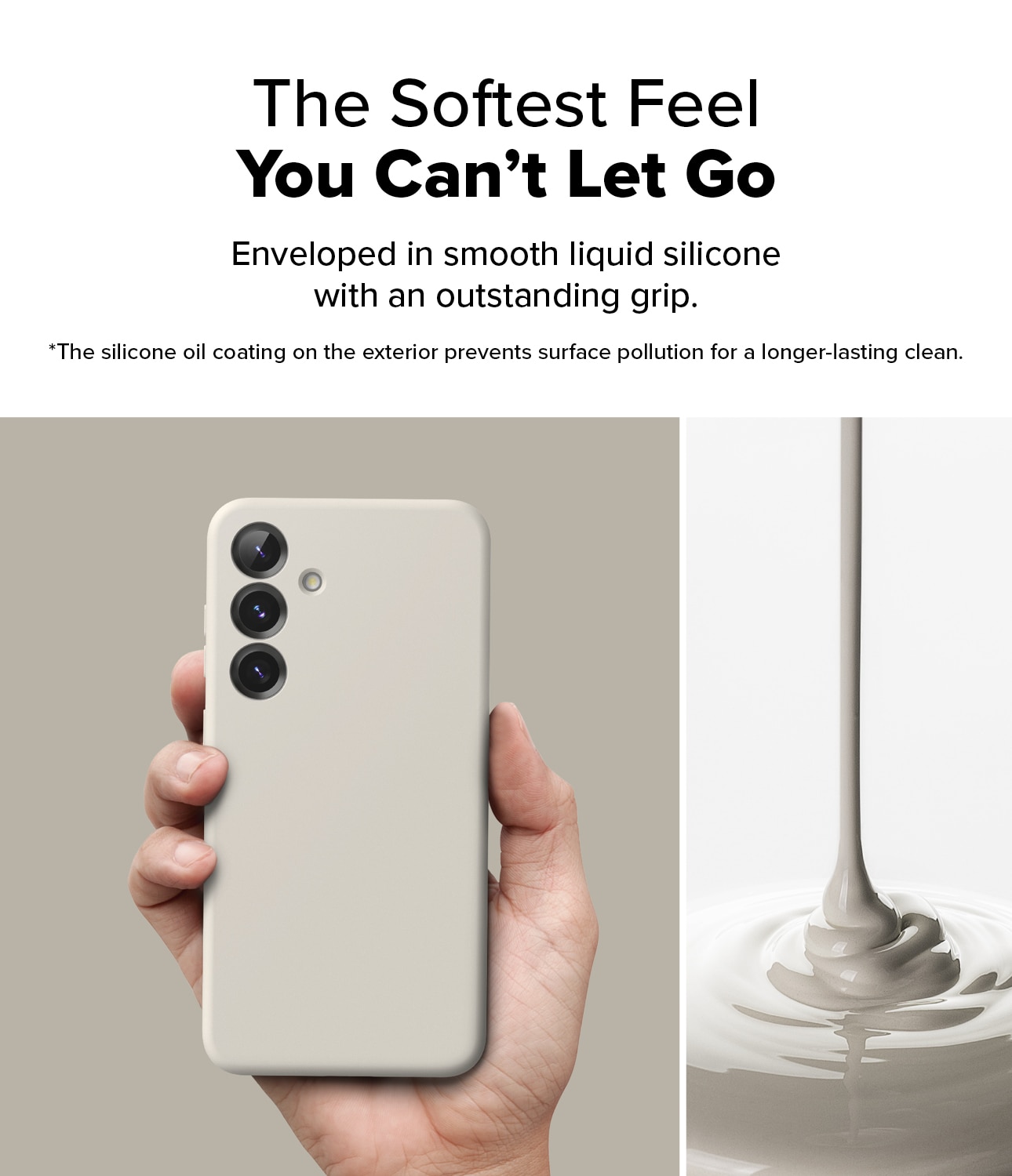 Silicone Magnetic Coque Samsung Galaxy S25 Stone