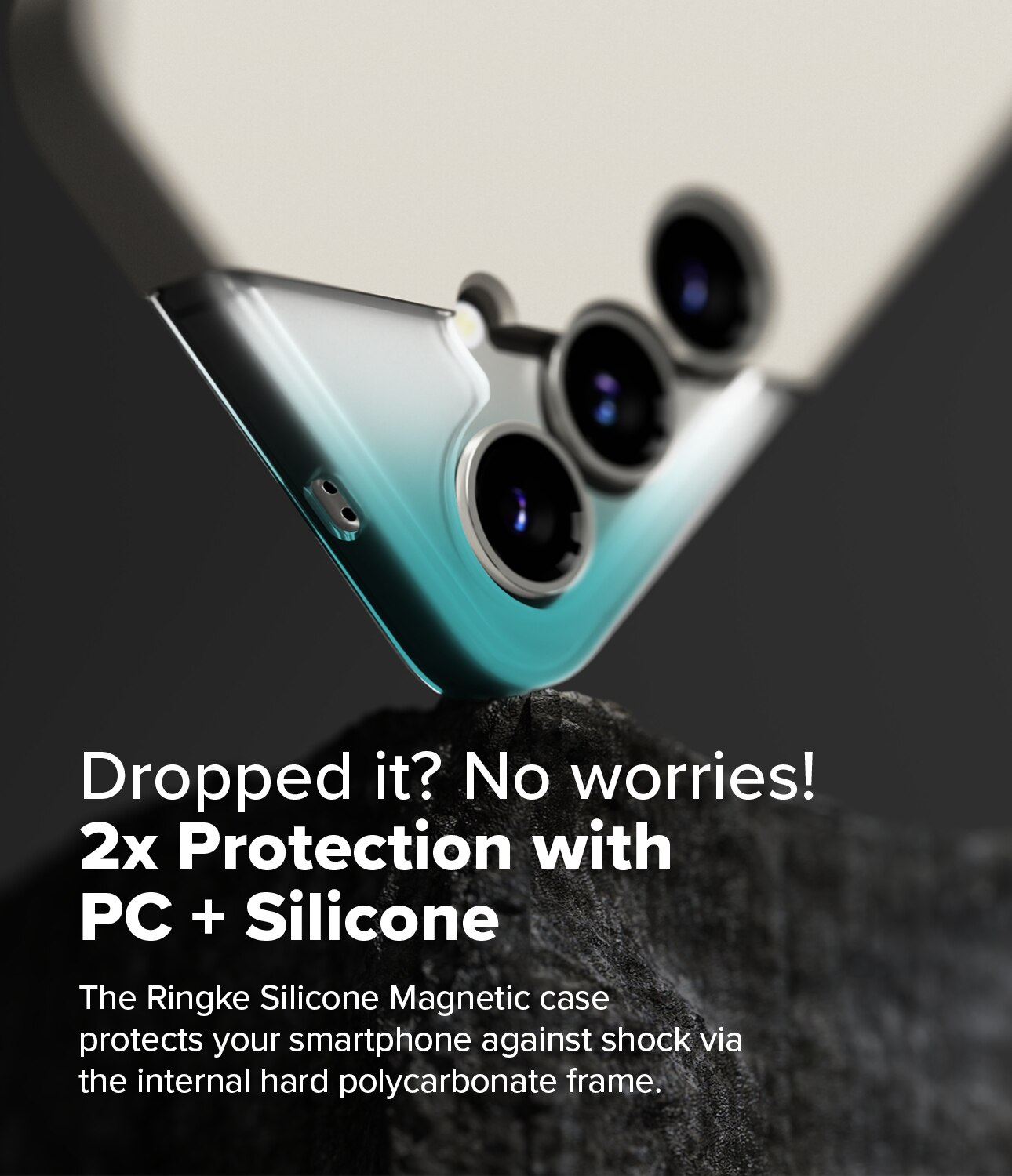 Silicone Magnetic Coque Samsung Galaxy S25 Stone