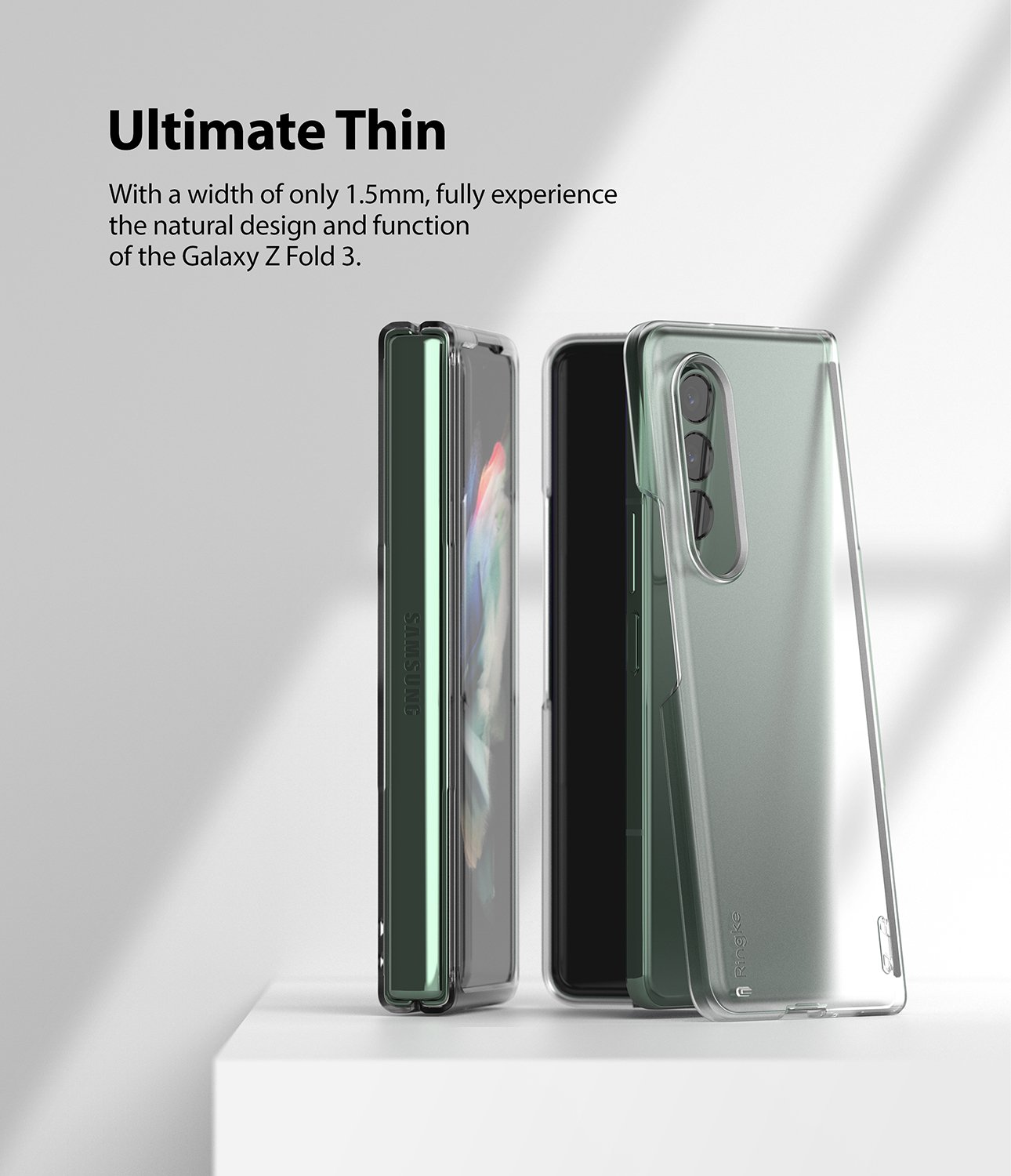 Coque Slim Samsung Galaxy Z Fold 3 Clear