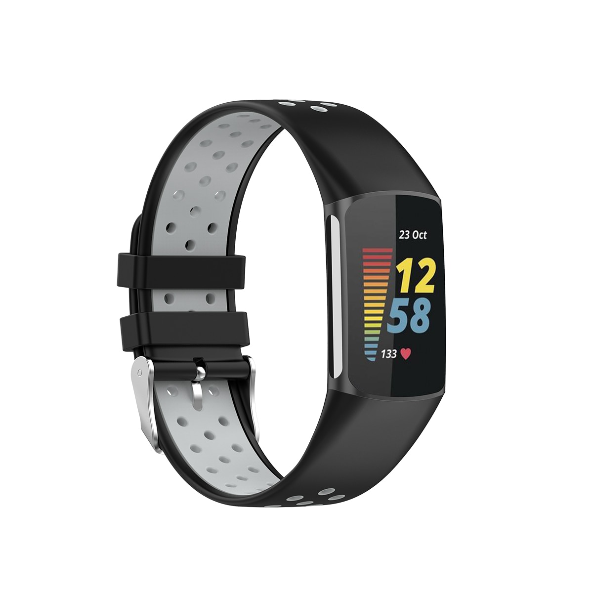 Sport Bracelet en silicone Fitbit Charge 6 Noir