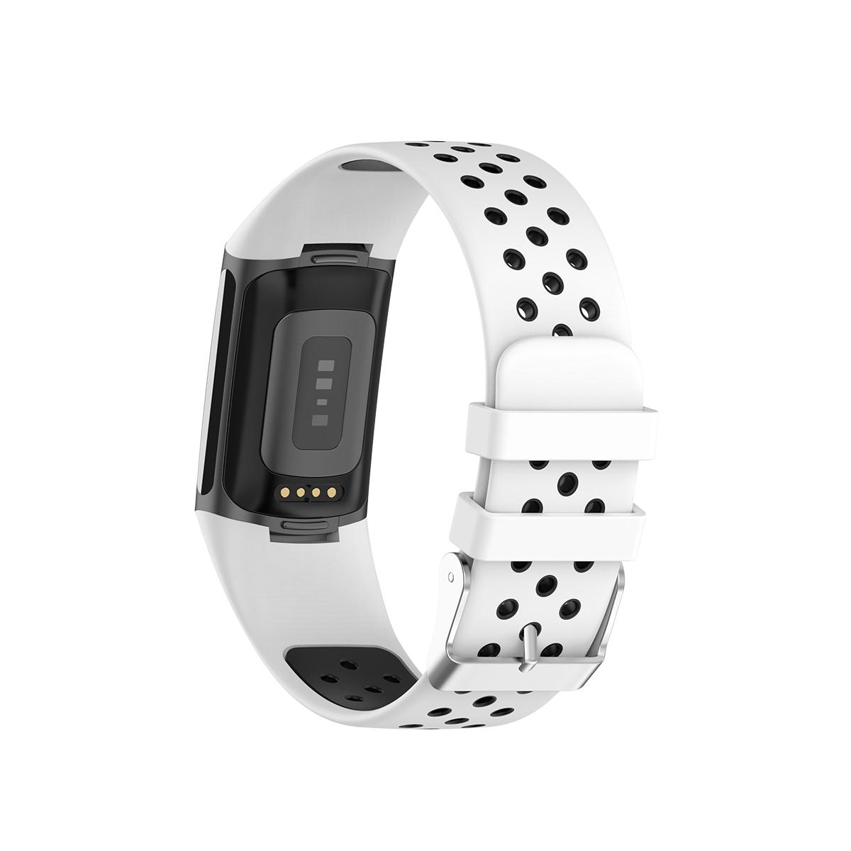 Sport Bracelet en silicone Fitbit Charge 5 Blanc
