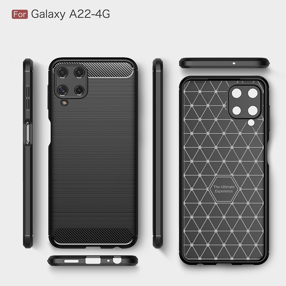 Coque Brushed TPU Case Samsung Galaxy A22 4G Black