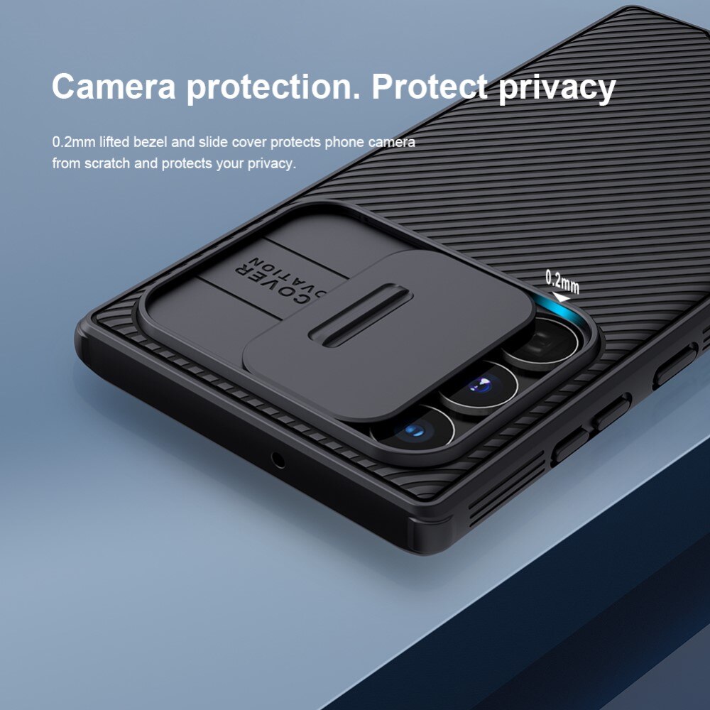 Coque CamShield Samsung Galaxy S22 Ultra, Noir