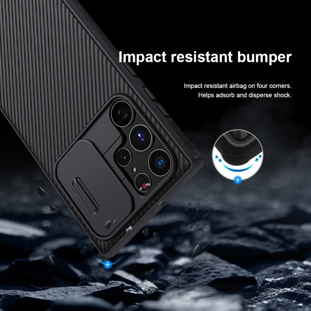 Coque CamShield Samsung Galaxy S22 Ultra, Noir