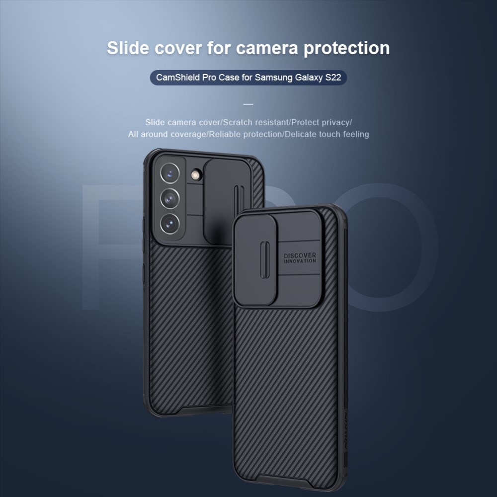 Coque CamShield Samsung Galaxy S22 Noir