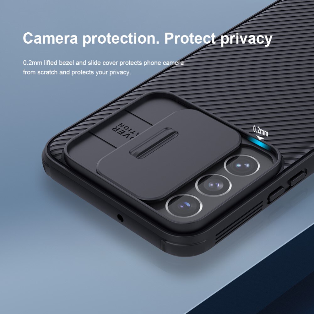 Coque CamShield Samsung Galaxy S22 Plus, Noir