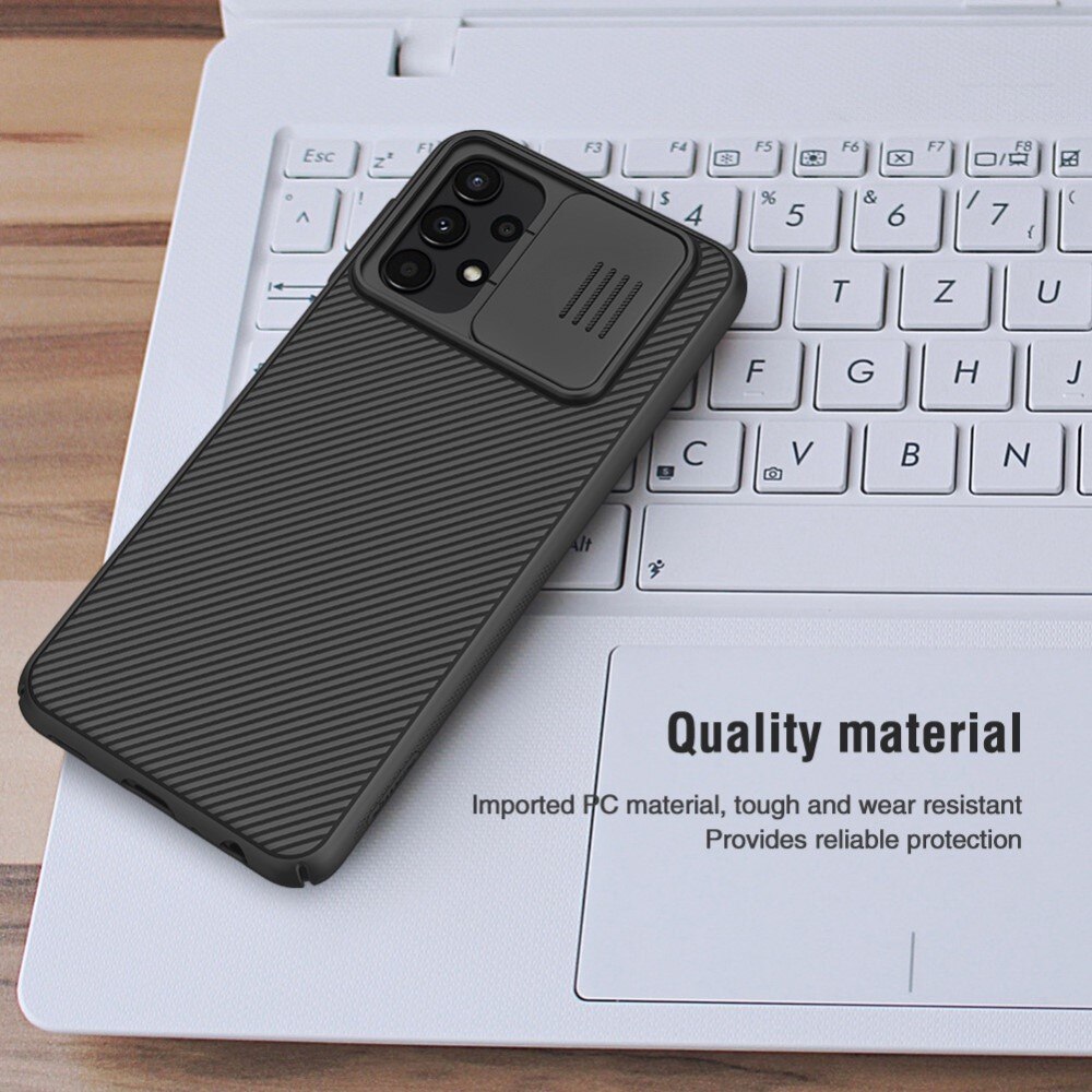 Coque CamShield Samsung Galaxy A13, Noir