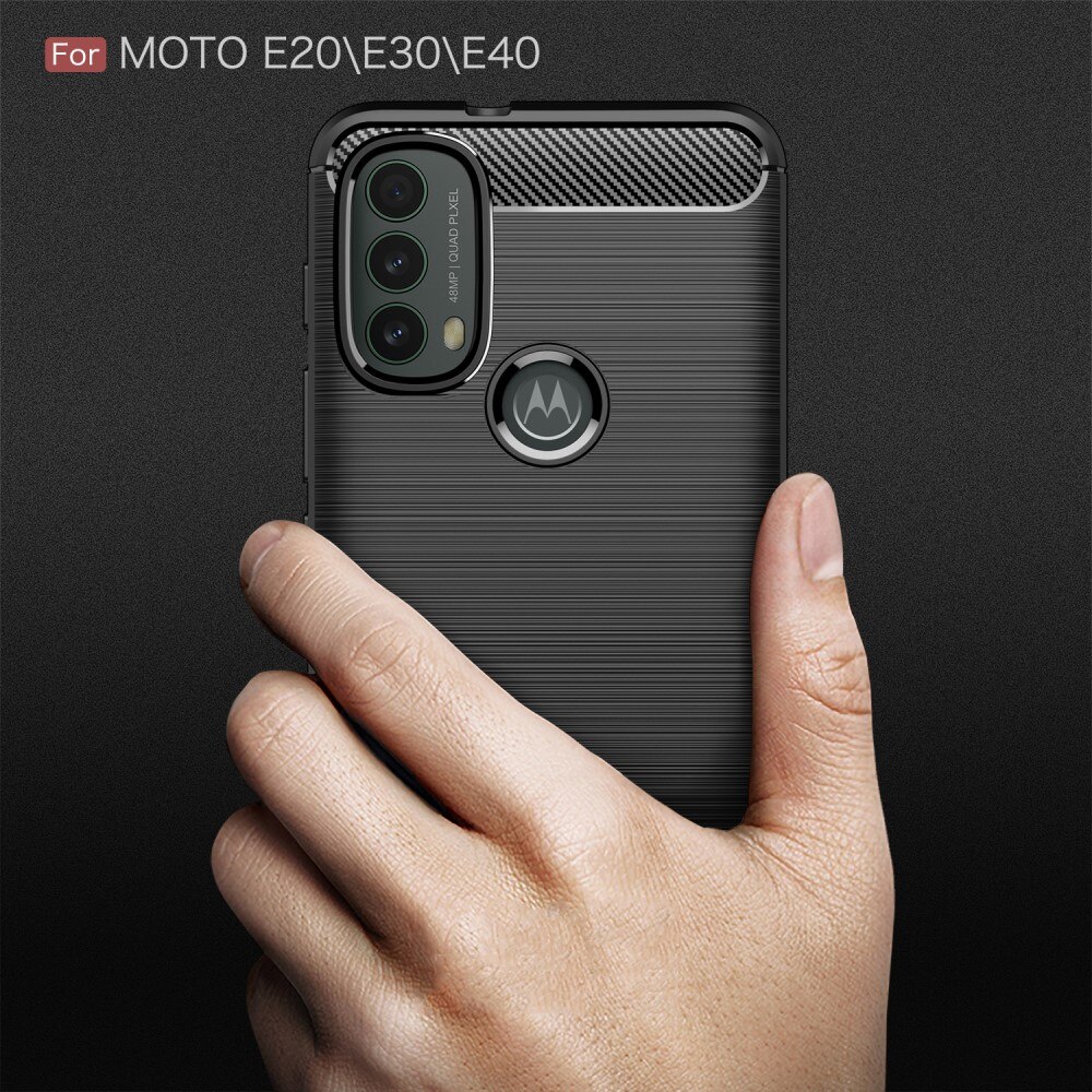 Coque Brushed TPU Case Motorola Moto E20/E30/E40 Black