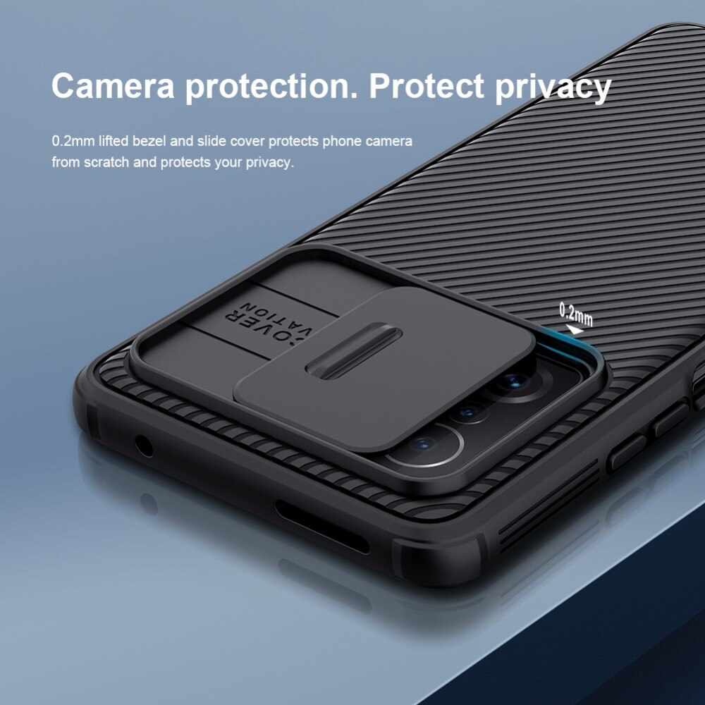 Coque CamShield Xiaomi 11T/11T Pro, Noir
