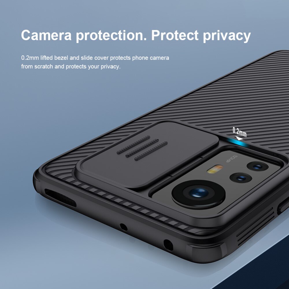 Coque CamShield Xiaomi 12, Noir