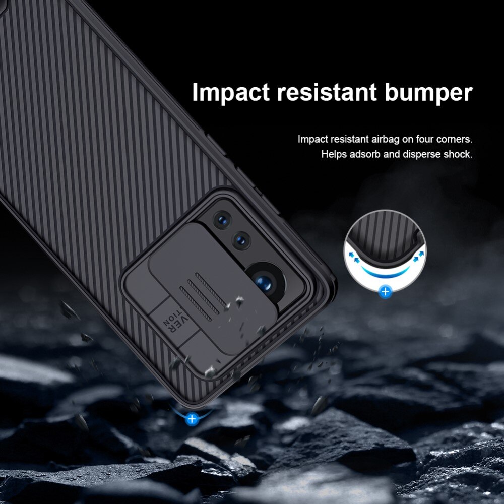 Coque CamShield Xiaomi 12, Noir