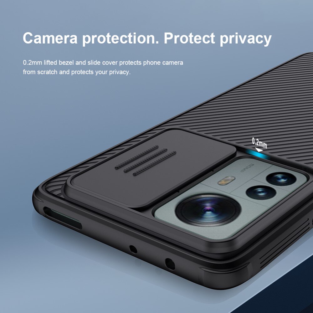 Coque CamShield Xiaomi 12 Pro, Noir