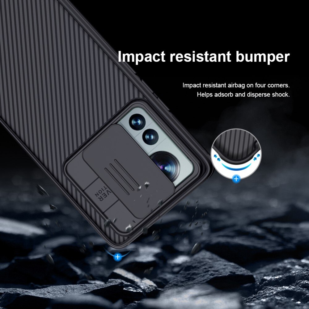 Coque CamShield Xiaomi 12 Pro, Noir