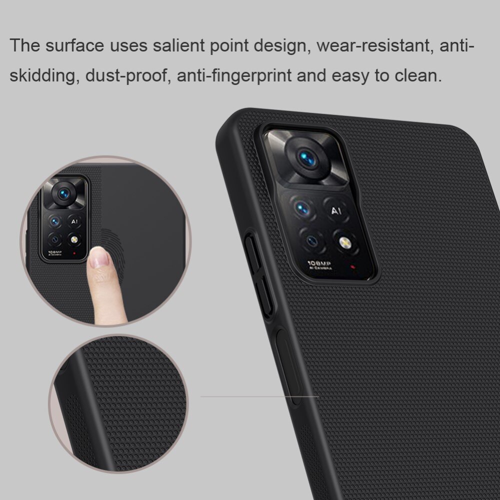 Super Frosted Shield Xiaomi Redmi Note 11 Pro Noir