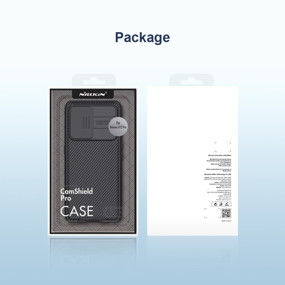 Coque CamShield Realme GT 2 Pro, Noir