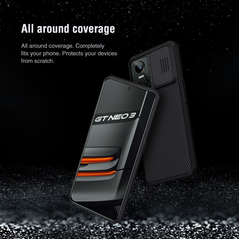 Coque CamShield Realme GT Neo 3, Noir