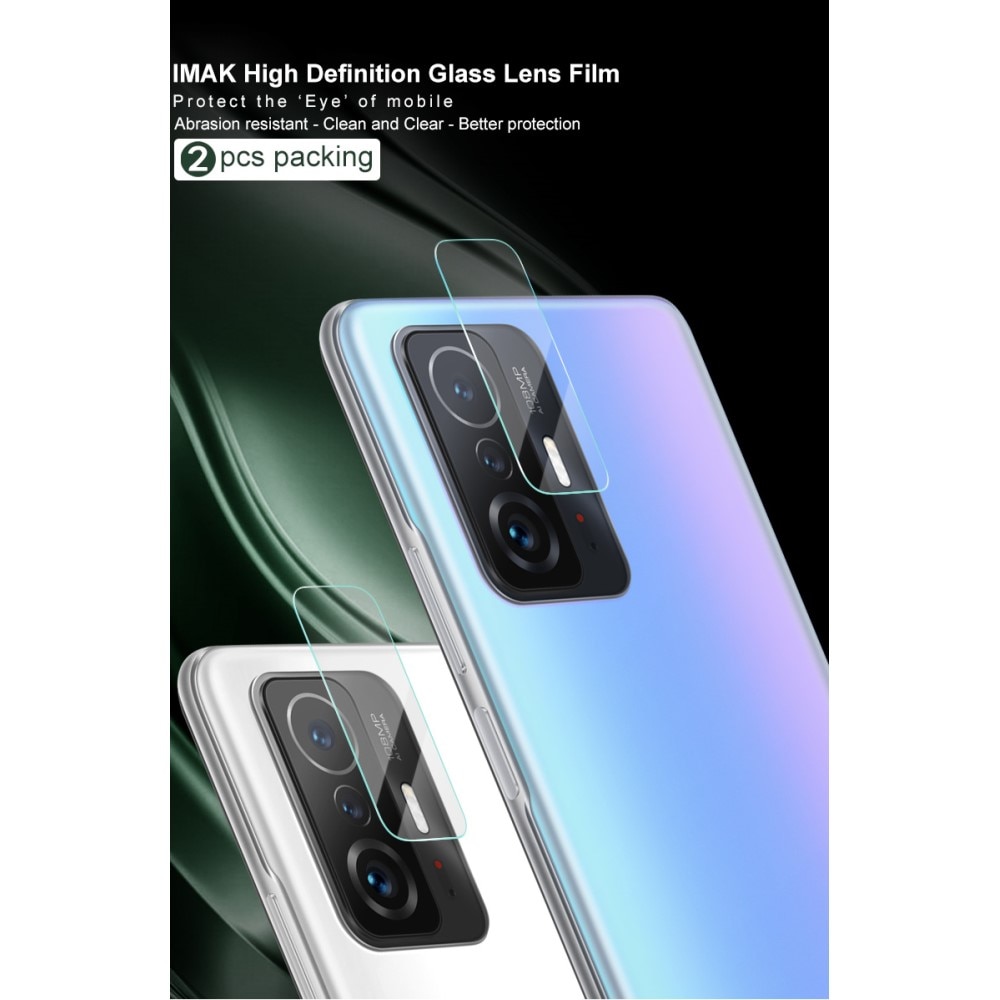 Protections pour lentille en verre trempé (2 pièces) Xiaomi 11T/11T Pro