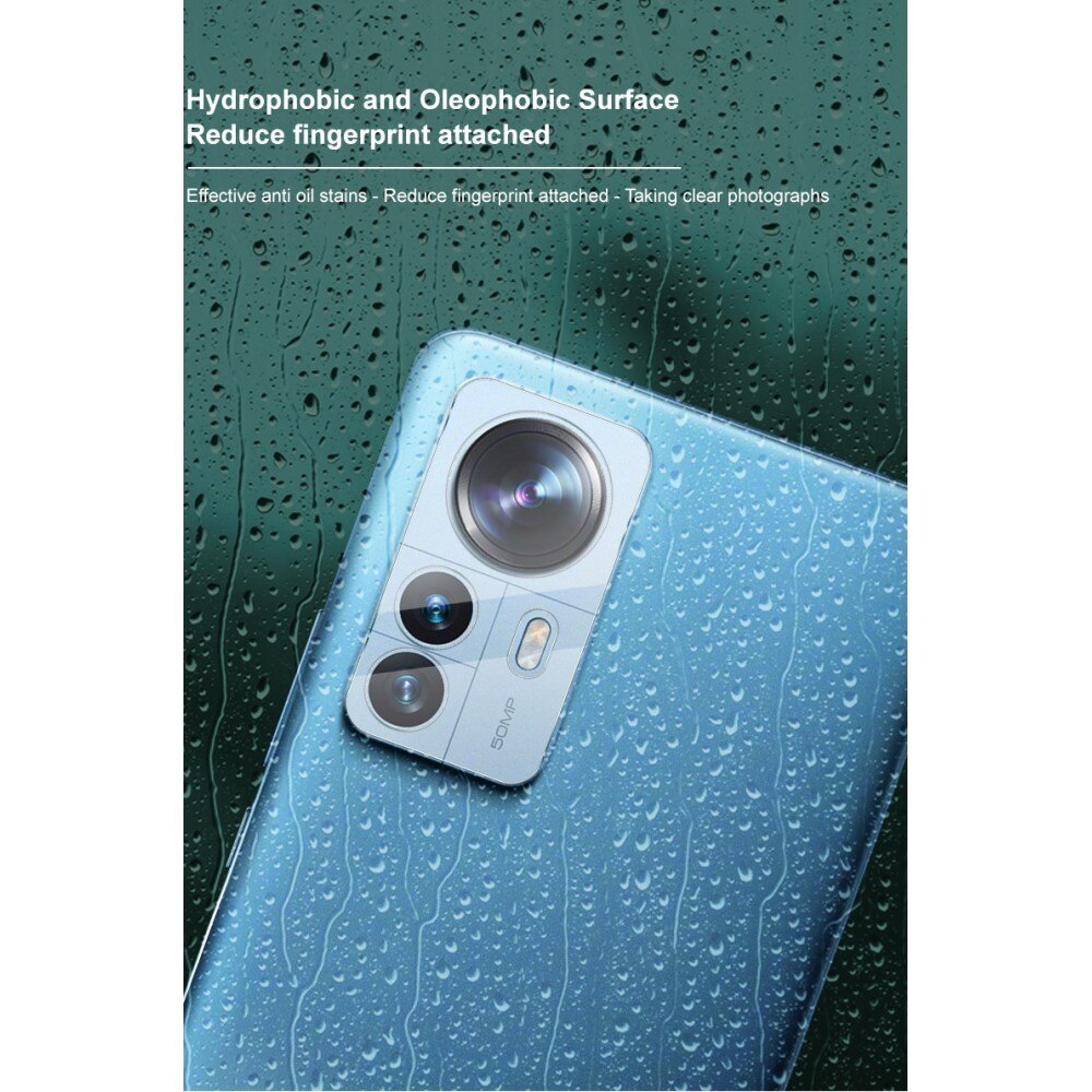 Protecteur de lentille en verre trempé 0,2 mm Xiaomi 12 Pro, Transparent