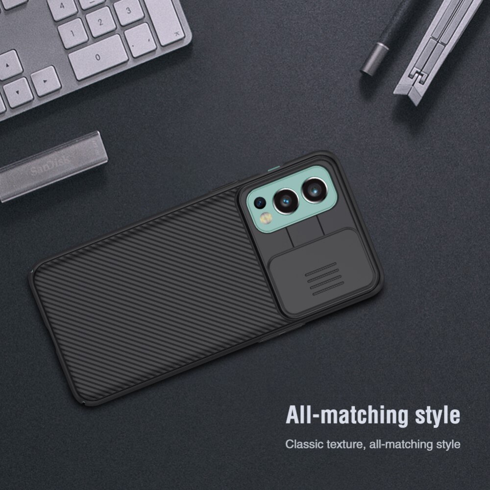 Coque CamShield  OnePlus Nord 2 5G, Noir