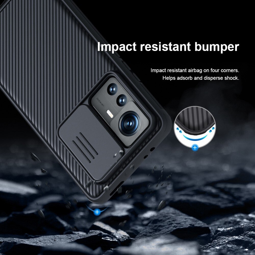 Coque CamShield Xiaomi 12T Pro, Noir