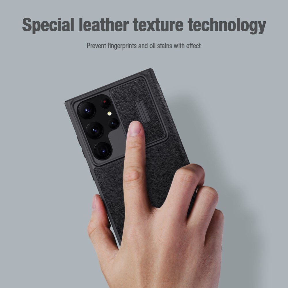 Etui Qin Pro CamShield Samsung Galaxy S23 Ultra Black