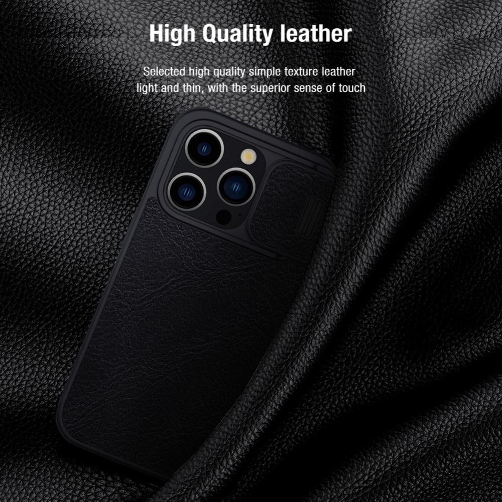 Etui Qin Pro CamShield iPhone 15 Pro Black