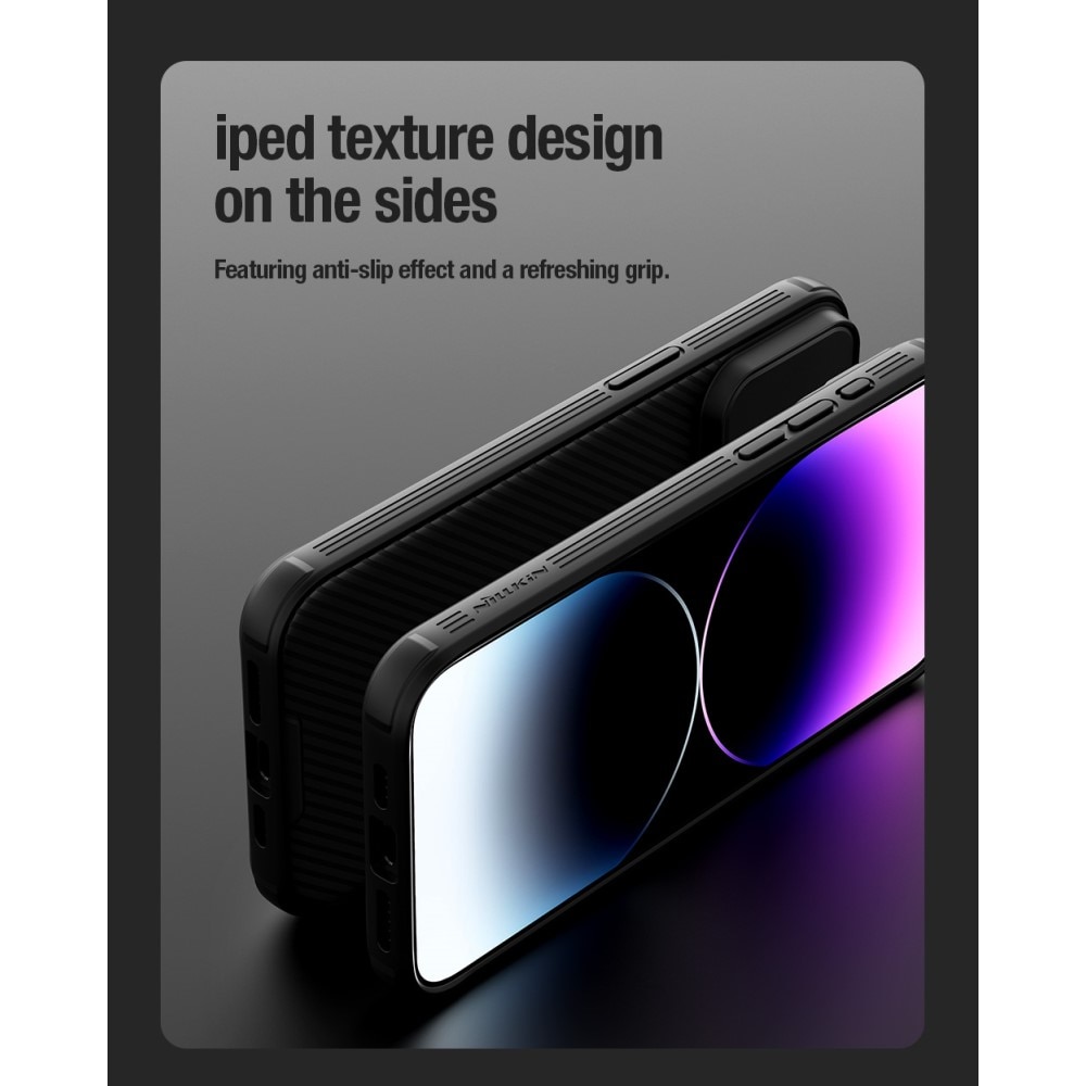 Coque Magnétique CamShield iPhone 15 Pro, noir