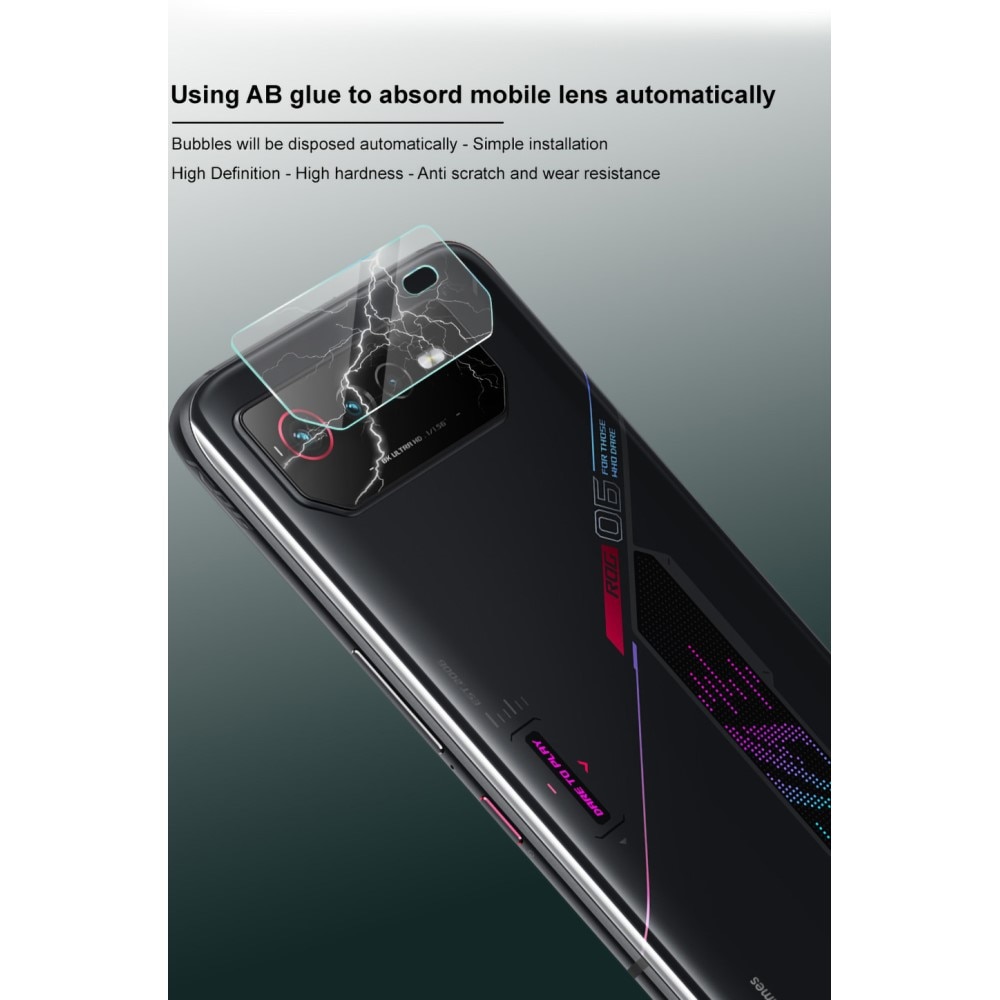 Protecteur d'objectif en verre trempé 0.3mm (2 pièces) Asus ROG Phone 6/6 Pro