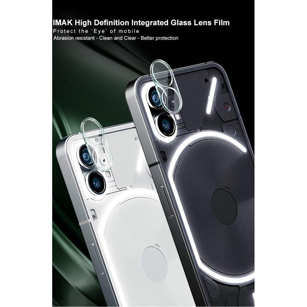Protecteur de lentille en verre trempé 0,2 mm Nothing Phone 1, Transparent