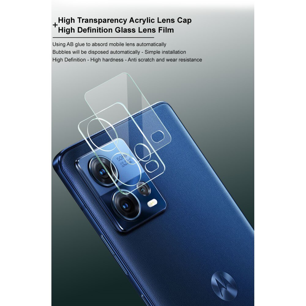 Protecteur de lentille en verre trempé 0,2 mm Motorola Edge 30 Fusion, Transparent