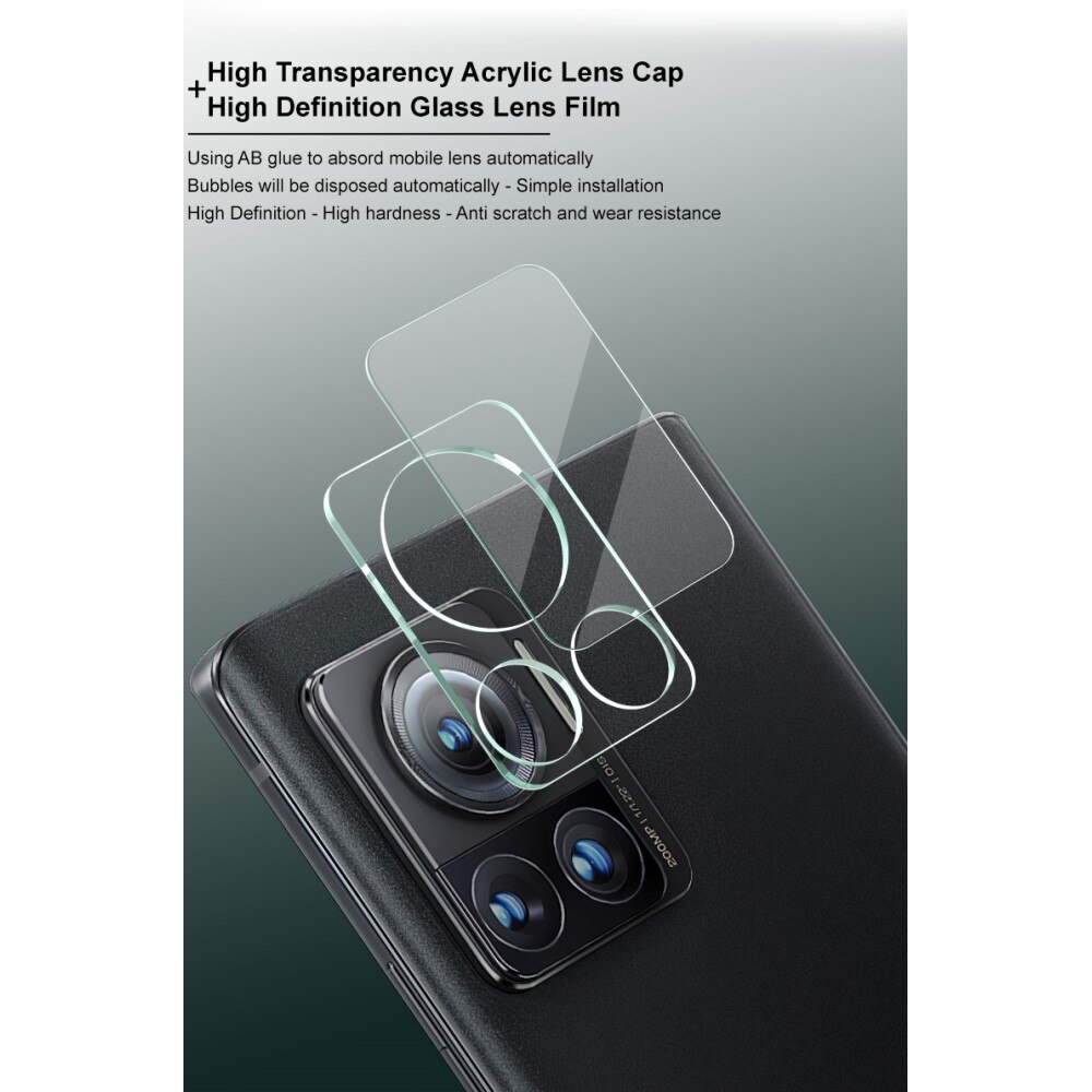 Protecteur de lentille en verre trempé 0,2 mm Motorola Edge 30 Ultra, Transparent